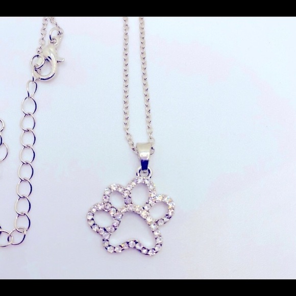 NWT Wholesale- 7 necklaces per purchase (Paw Rhinestones Necklace) - Picture 6 of 7